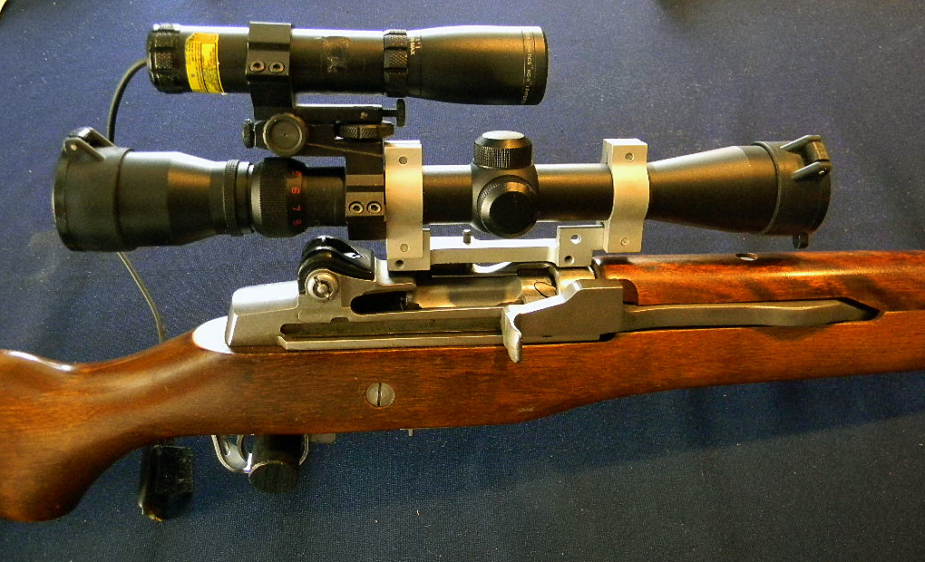 Ruger 'Stacked' Mini14 .223 W/Scope & Laser For Sale at